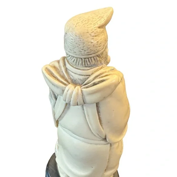 Great 19th Century Vintage Asian Fisherman Sculpture Figurine - Picture 6 of 14